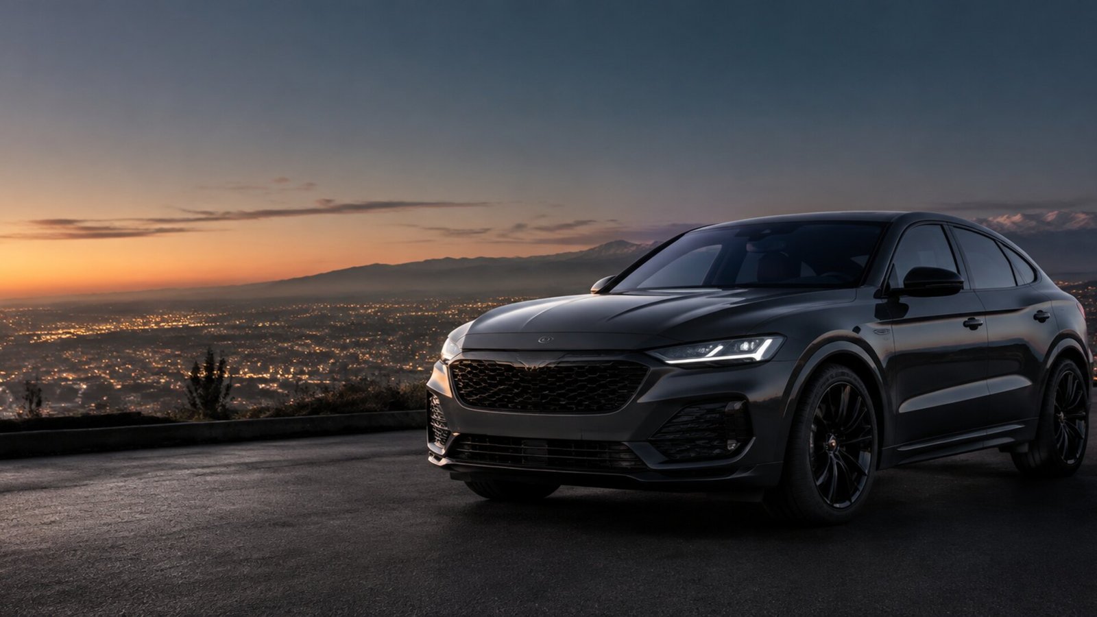 Automóvil premium con vistas a Granada y Sierra Nevada